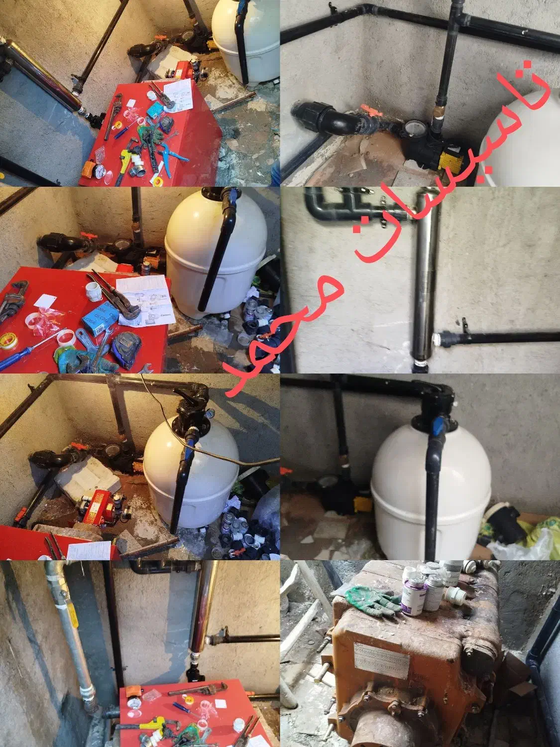 لوله کشی آب وفاضلاب استخر نصب پمپ وتانکر پکیج|خدمات پیشه و مهارت|مشهد, شهرک امام هادی (شهرک غرب)|دیوار