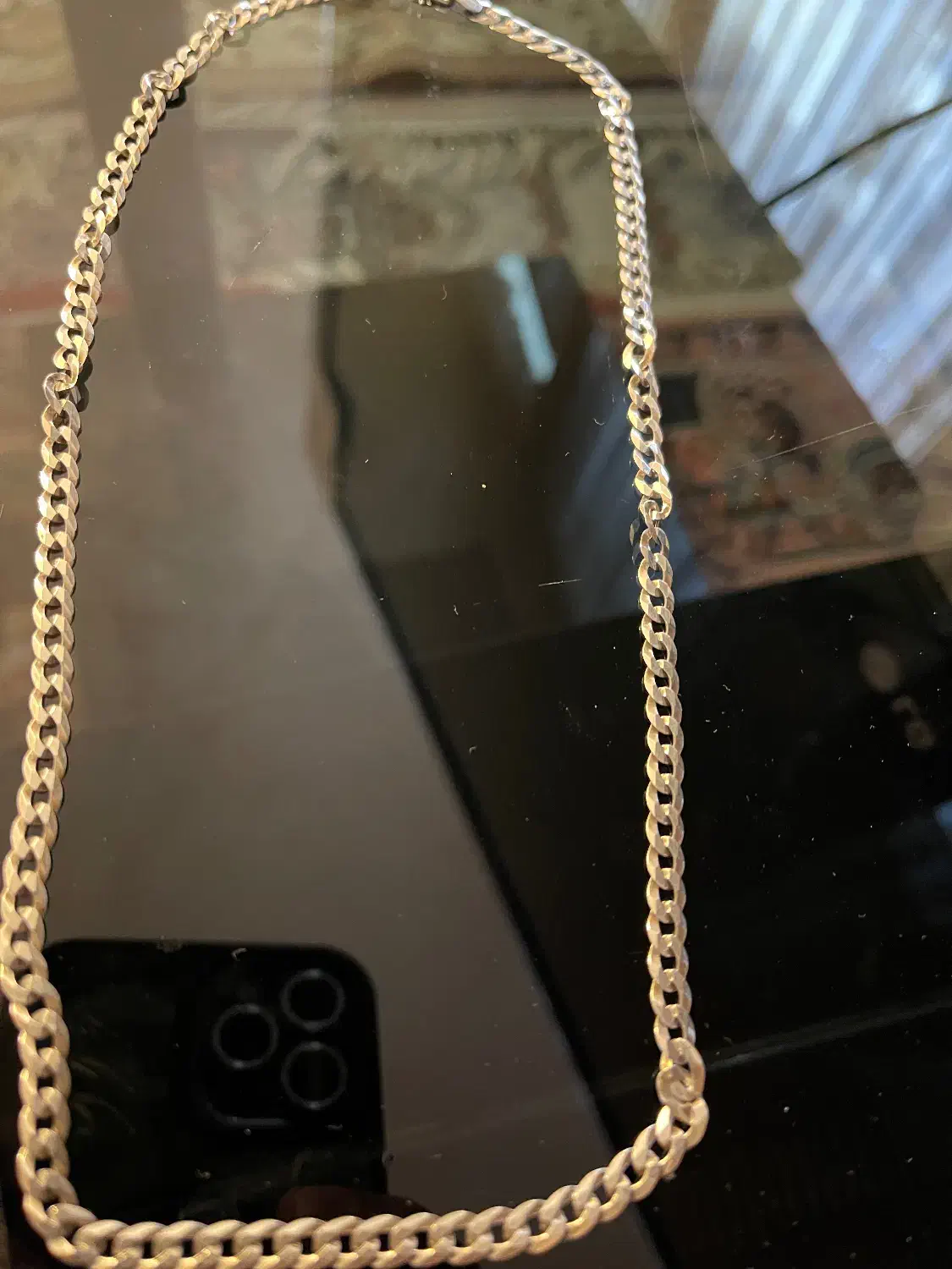 گردنبند نقره ایتالیا 925|جواهرات|قم, باجک دو|دیوار