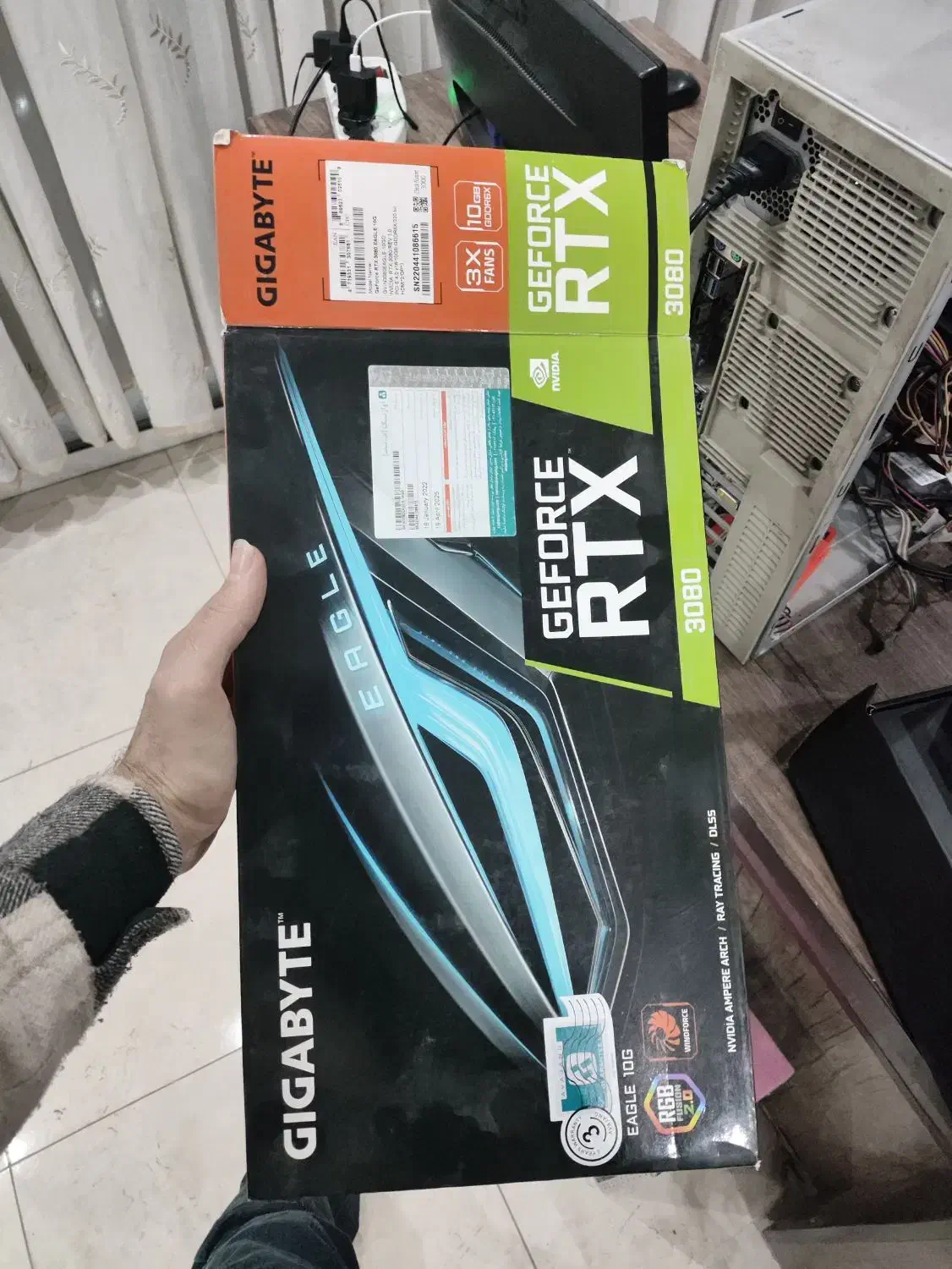 rtx 3080 gigabyte 10g ddr6x|قطعات و لوازم جانبی رایانه|اصفهان, کردآباد|دیوار