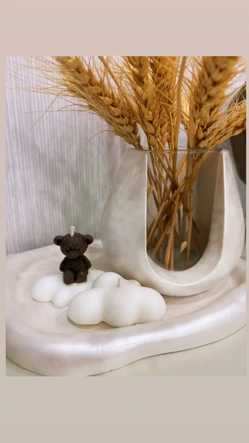 شمع خرس وابر|صنایع دستی و سایر لوازم تزئینی|کاشمر, |دیوار