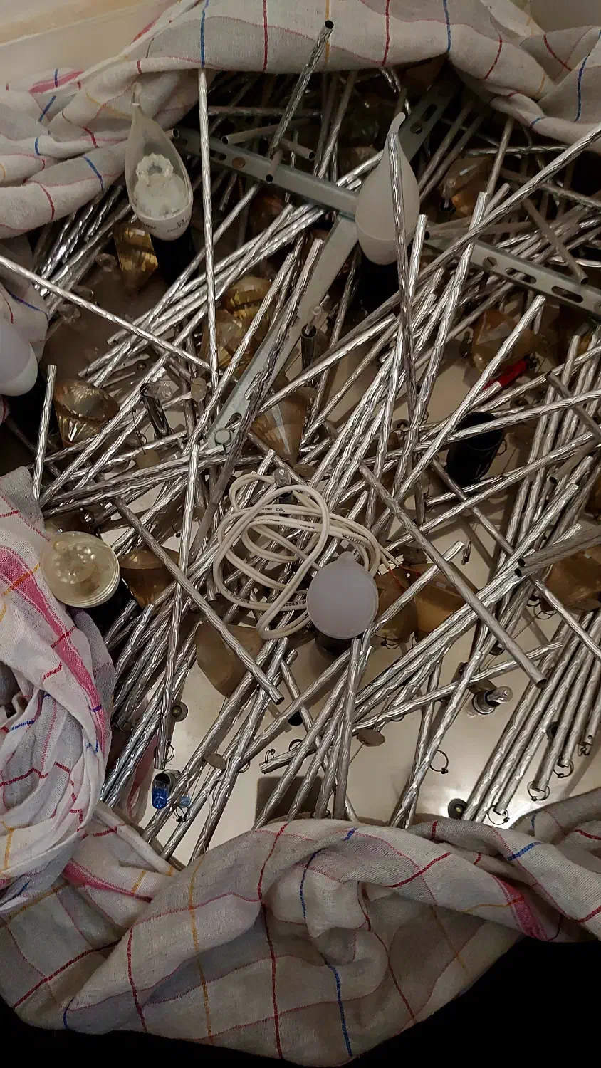 لوستر سقفی|لوستر و چراغ آویز|کرج, حصارک بالا|دیوار