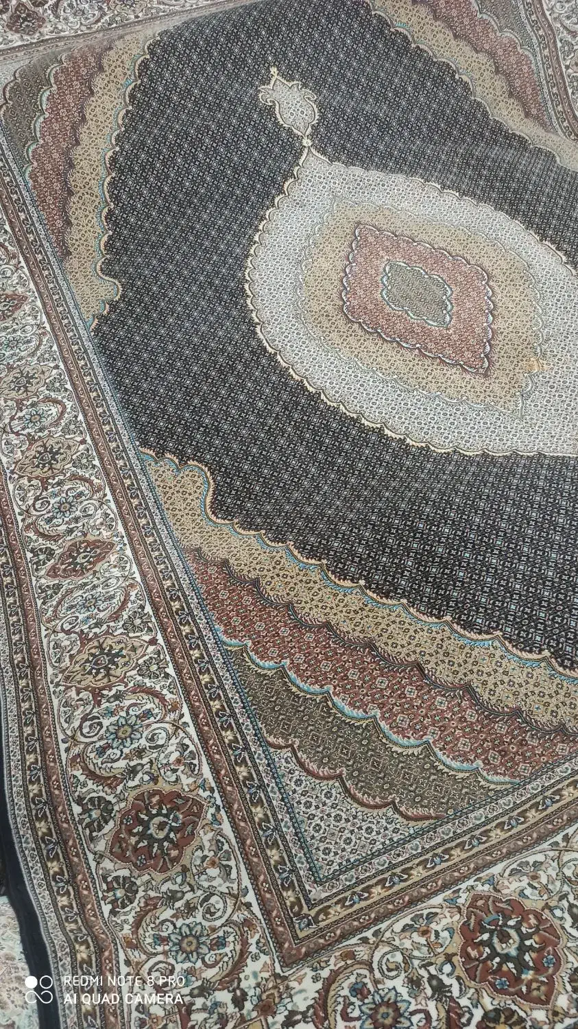یک تخته فرش ماشینی ریز ماهی ۱۲ متری|فرش|تبریز, |دیوار