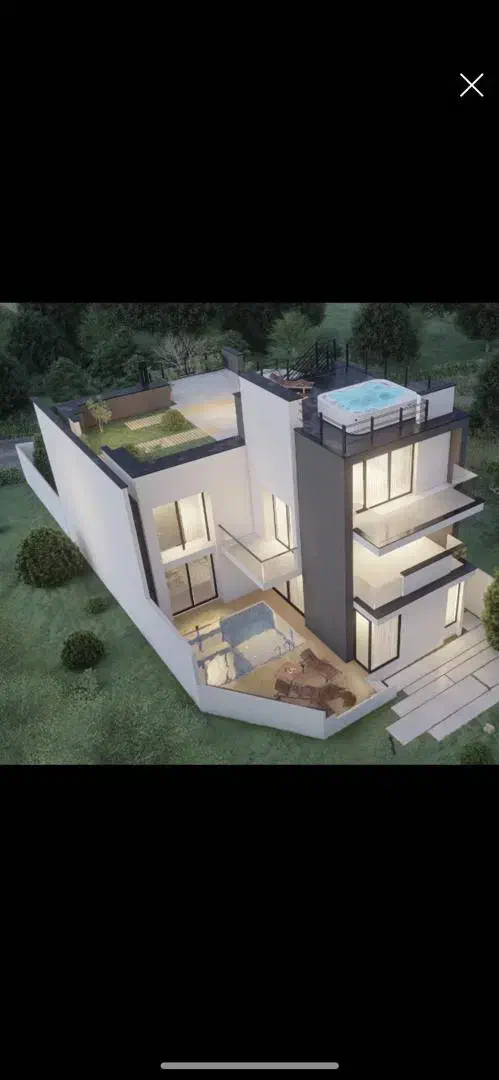 400متر ویلا450متر زمین/نیمه ساخته با سند و پروانه|فروش خانه و ویلا|خرمآباد (تنکابن), |دیوار