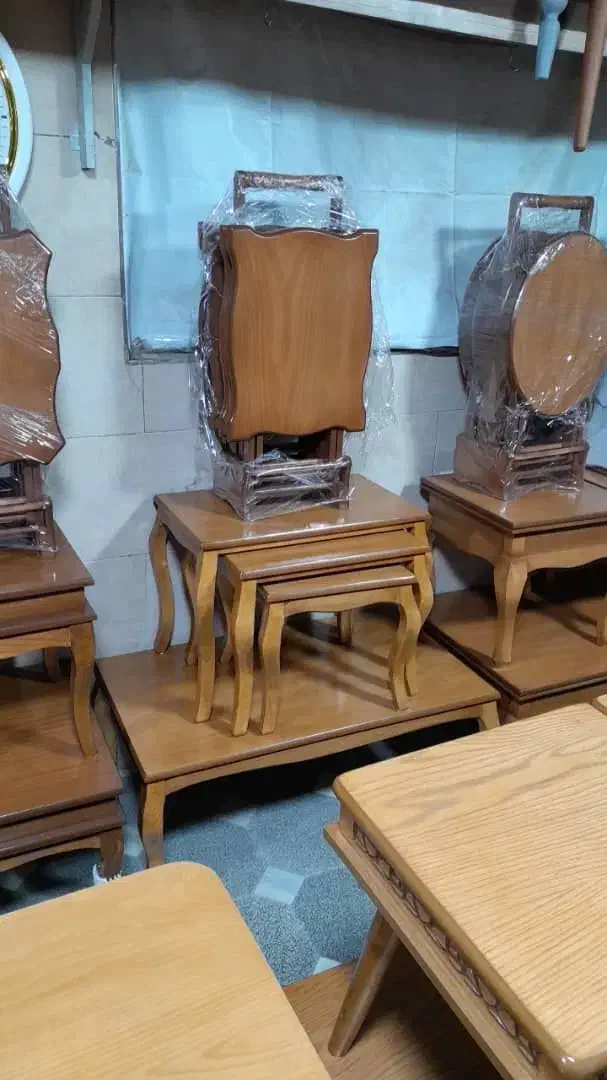 جلو مبلی مبل و عسلی روکش چوب تولیدی ایالت|مبلمان خانگی و میز عسلی|همدان, |دیوار