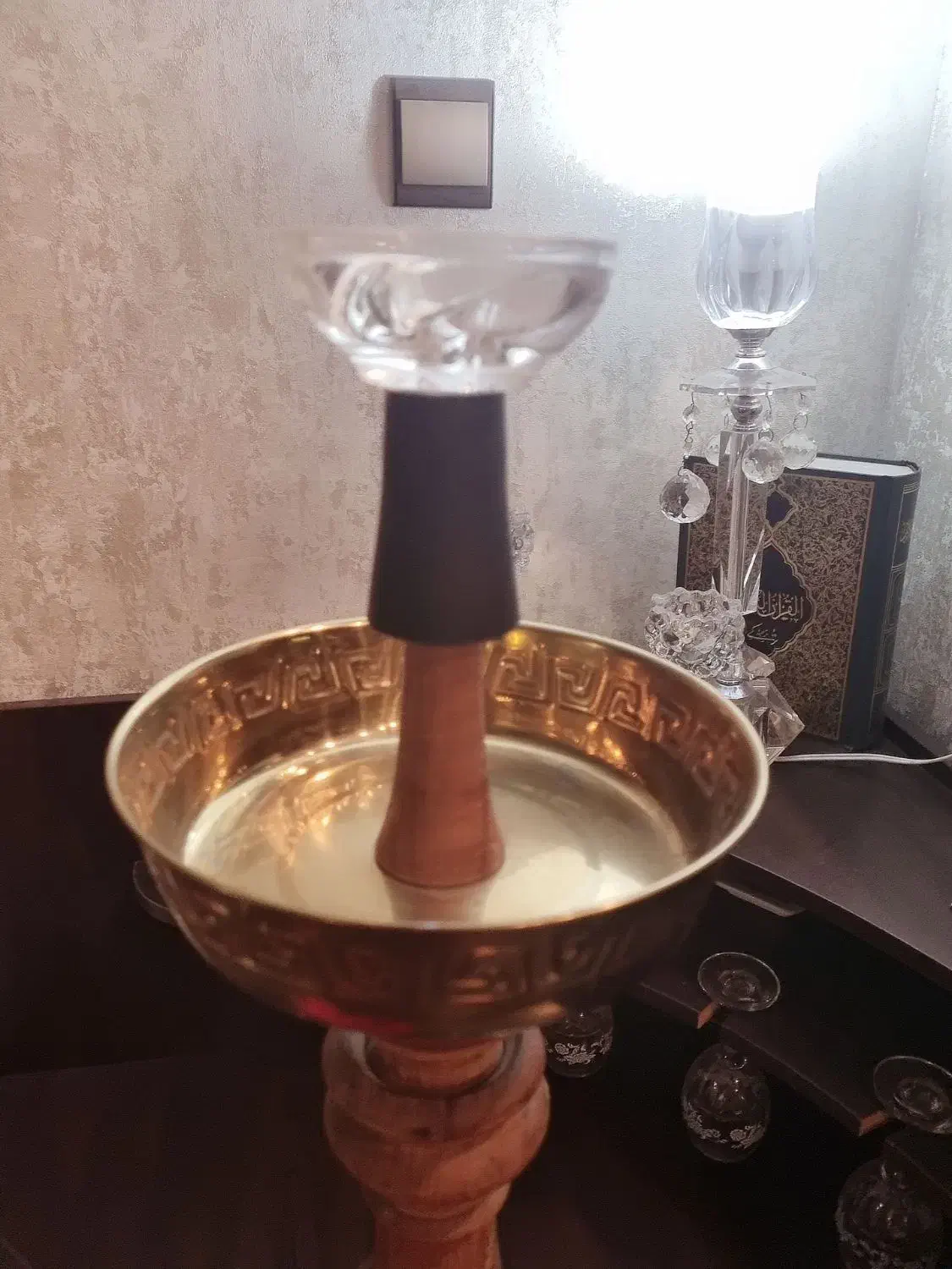 قلیان چوبی اکبند|صنایع دستی و سایر لوازم تزئینی|تهران, مقدم|دیوار