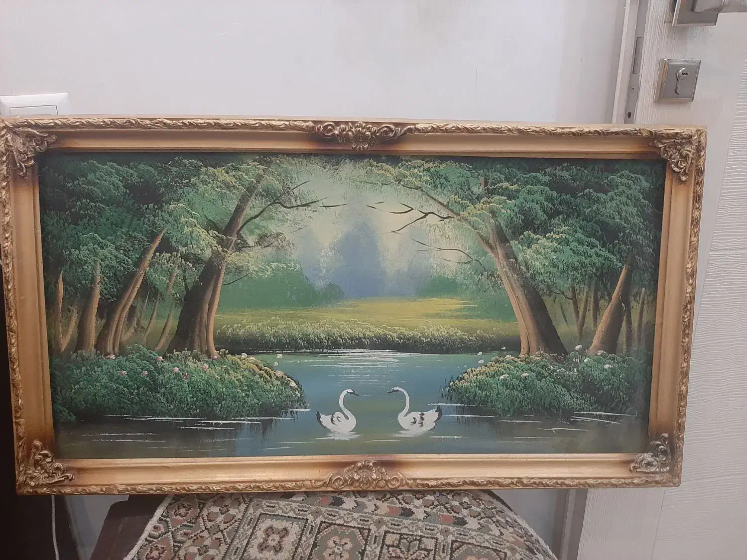 تابلو نقاشی آبرنگ|تابلو، نقاشی، عکس|قم, شهرک قدس|دیوار