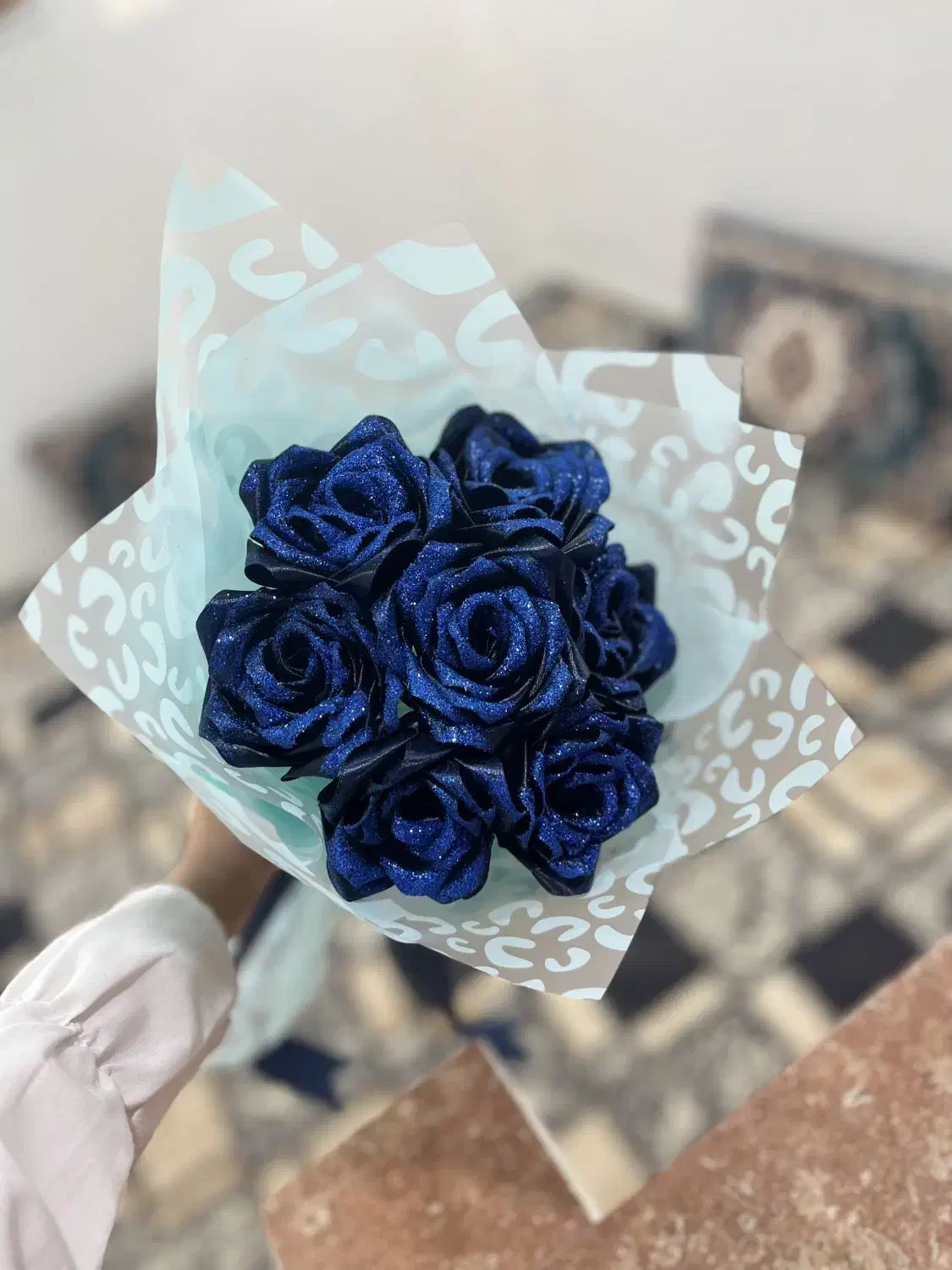 گل روبانی ماندگار|گل مصنوعی|زابل, |دیوار