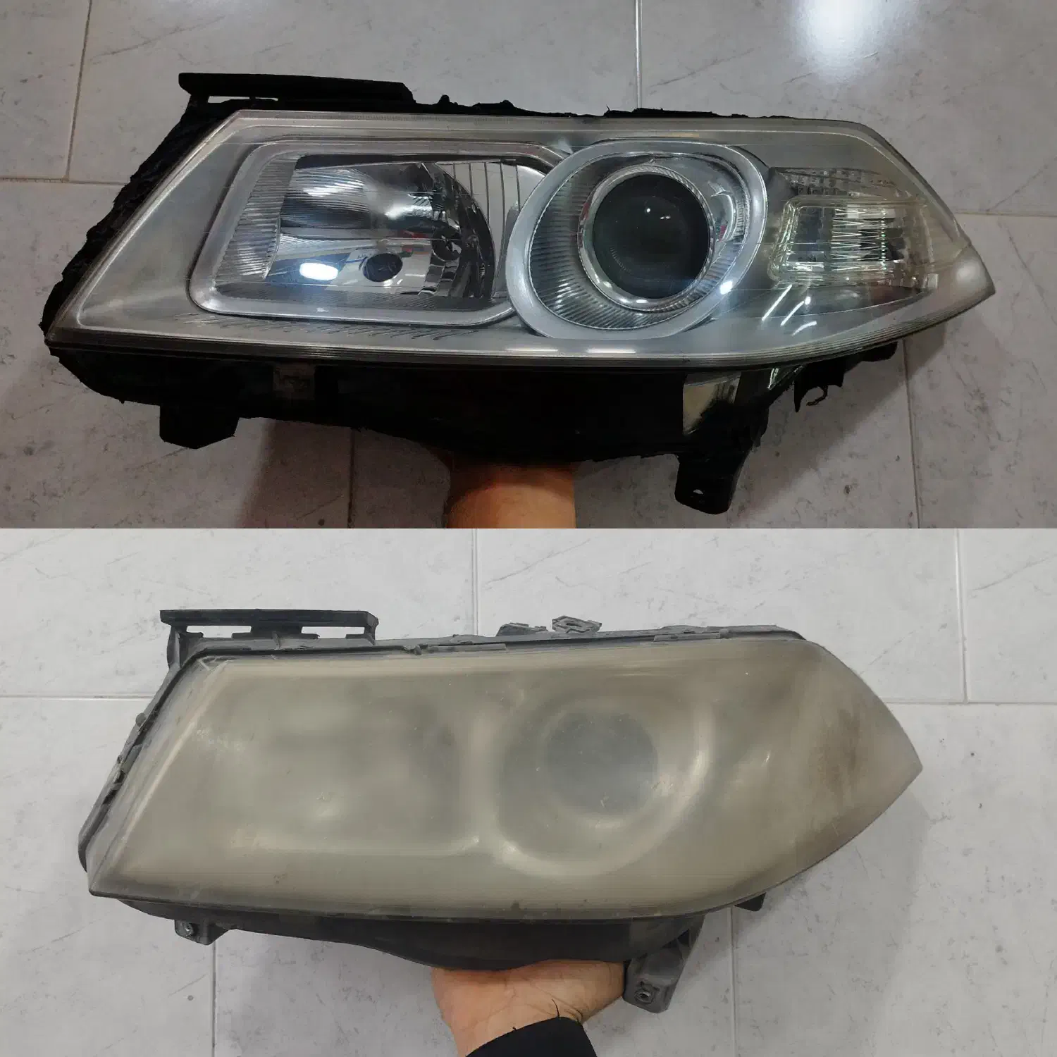 شفاف سازی چراغ از رو ۱۰۰ هزار تومن واکس پولیش|خدمات موتور و ماشین|اصفهان, رحیمآباد|دیوار