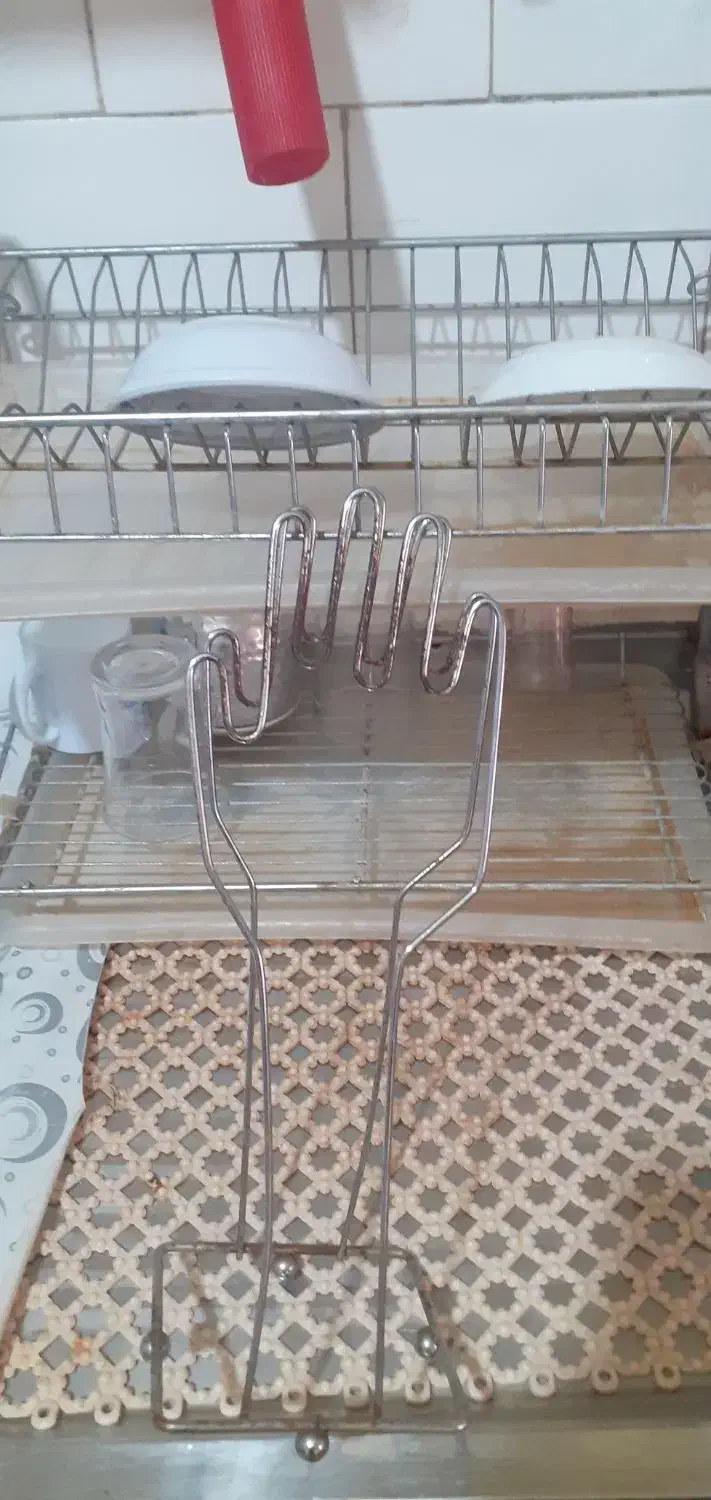 اب چکان و جای دستکش|آبچکان و نظمدهنده ظروف|تربتحیدریه, باغ ملی|دیوار