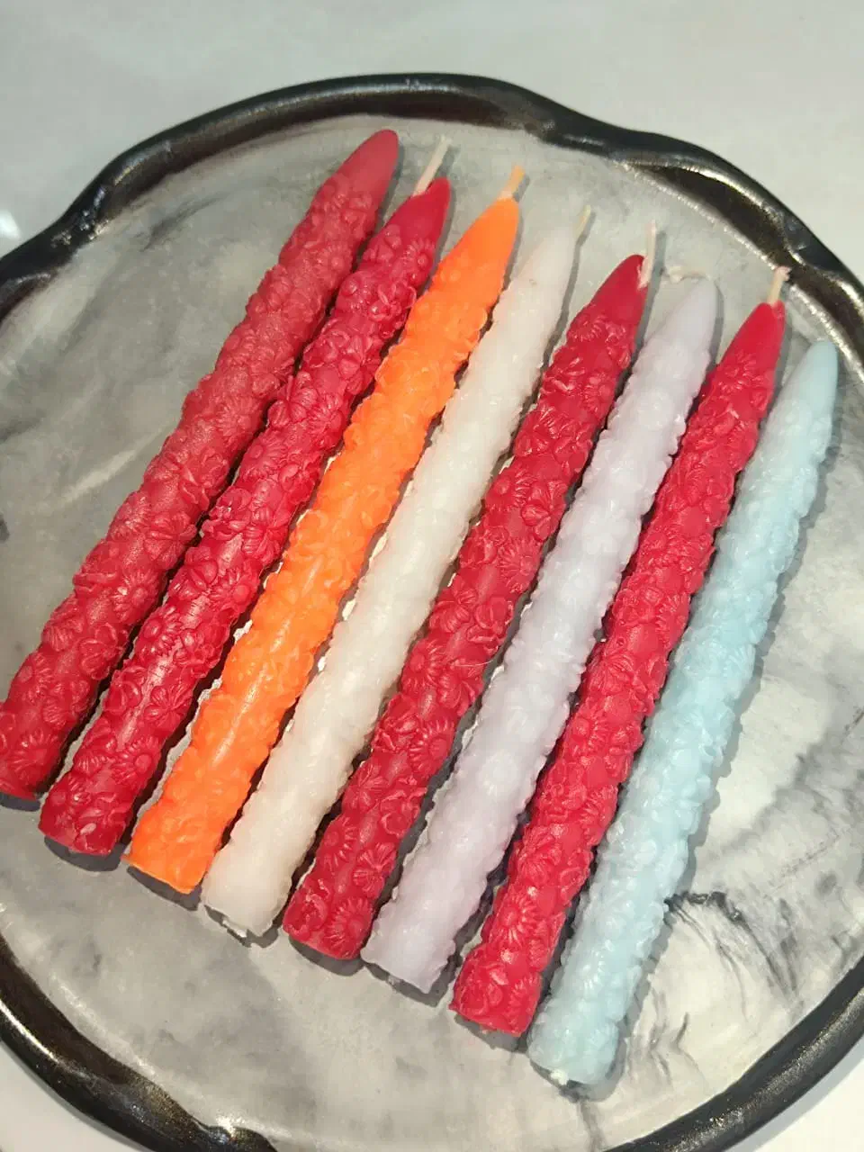 شمع وظروف سنگ مصنوعی|صنایع دستی و سایر لوازم تزئینی|شیراز, شهرک قمشه|دیوار