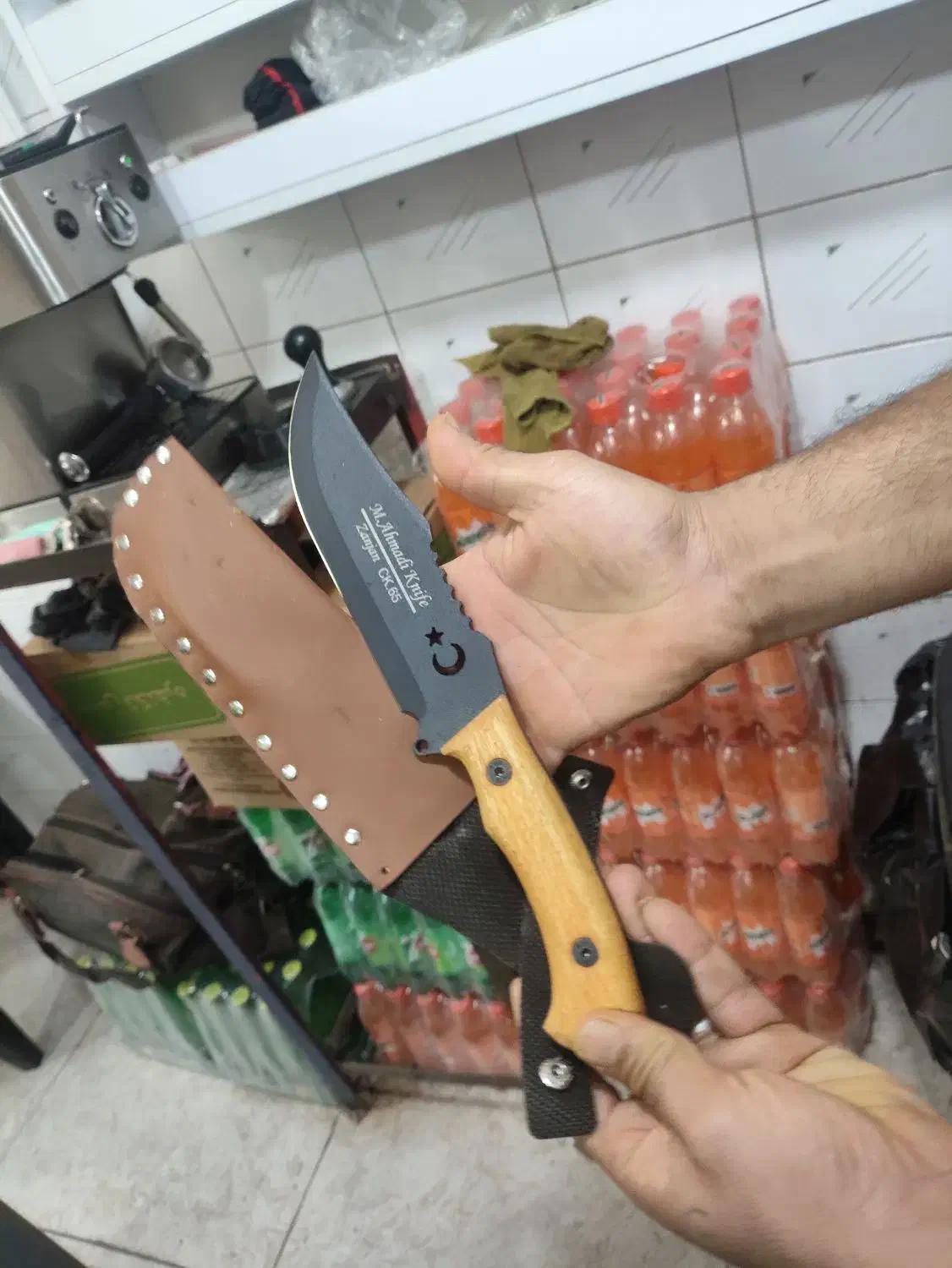 چاقو شکاری ترکیه|کوهنوردی و کمپینگ|بجنورد, |دیوار