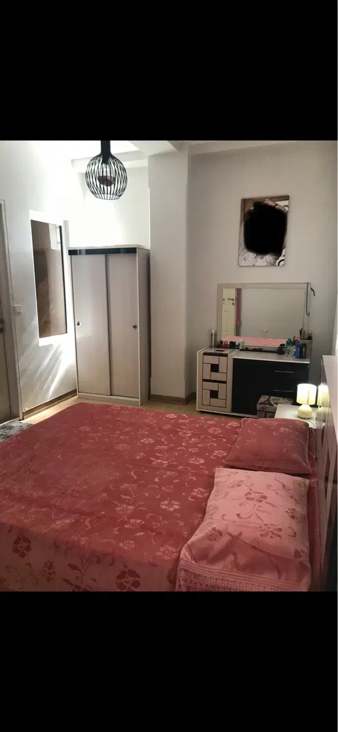 سرویس خواب دو نفره با کمد|تخت و سرویس خواب|کیش, |دیوار