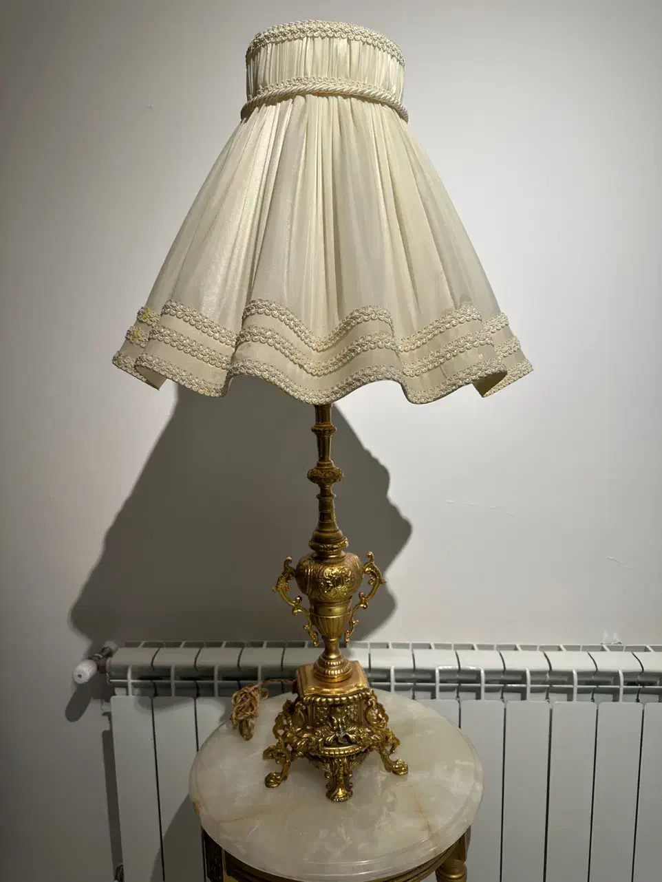 آباژور برنز سنگین وزن با روکش اب طلا|چراغ خواب و آباژور|تهران, سعادت‌آباد|دیوار