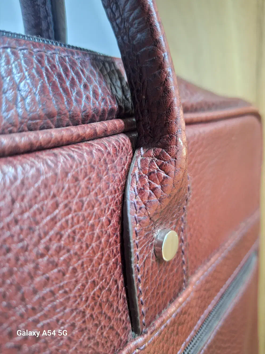 کیف چرم اصل رنگ قرمز|کیف، کفش، کمربند|قم, بنیاد|دیوار