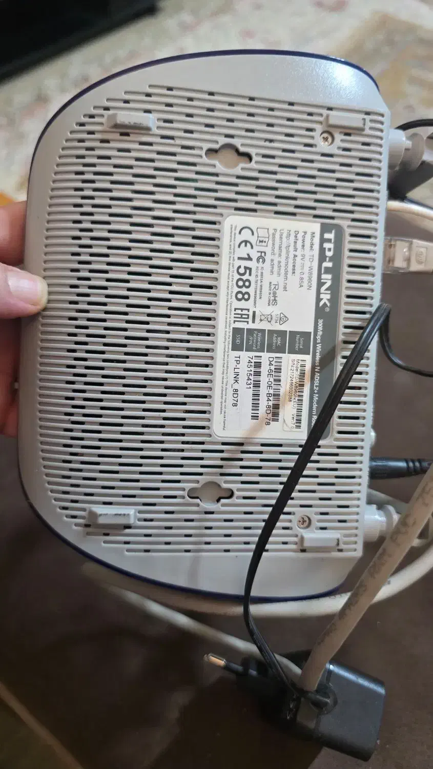 مودم مدل td-w8960n|مودم و تجهیزات شبکه|رشت, کاکتوس|دیوار