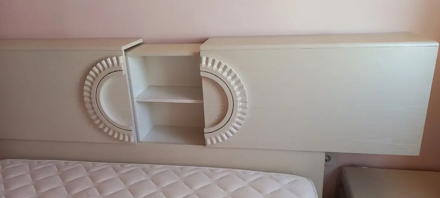 تختخواب دونفره سایز 200 در 160+ جک فلزی+ تشک رویا|تخت و سرویس خواب|پردیس, فاز ۵|دیوار