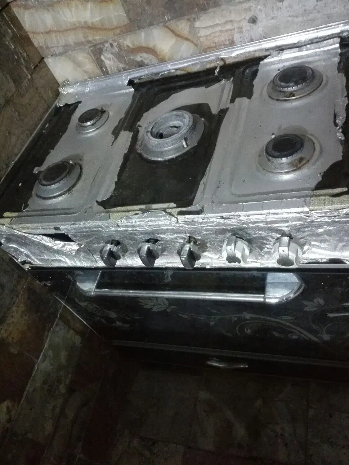 اجاق گاز پنج شعله|اجاق گاز و لوازم برقی پختوپز|دلیجان, |دیوار