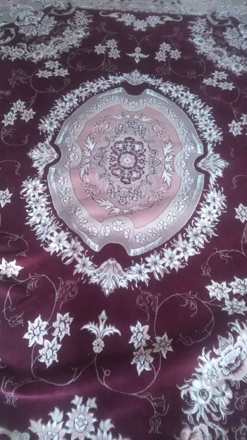 فرش ۱۲ متری ۲عدد زرشکی فرش کاشان|فرش|کاشمر, |دیوار