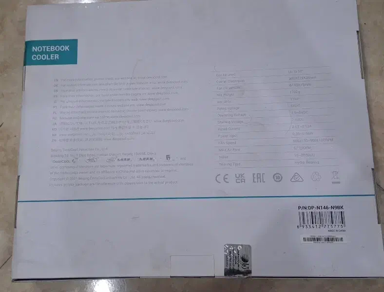 کول پد مدل N9 black|قطعات و لوازم جانبی رایانه|تهران, خواجه نظام الملک|دیوار