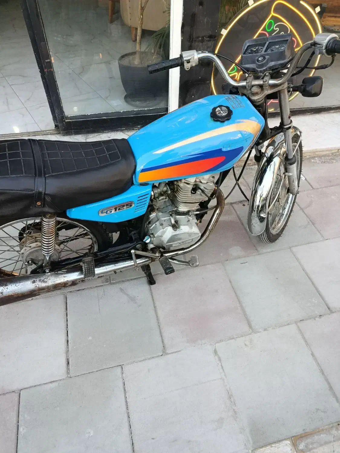 موتور مزایده مدل ۹۴ درحد|موتورسیکلت|بهارستان, |دیوار