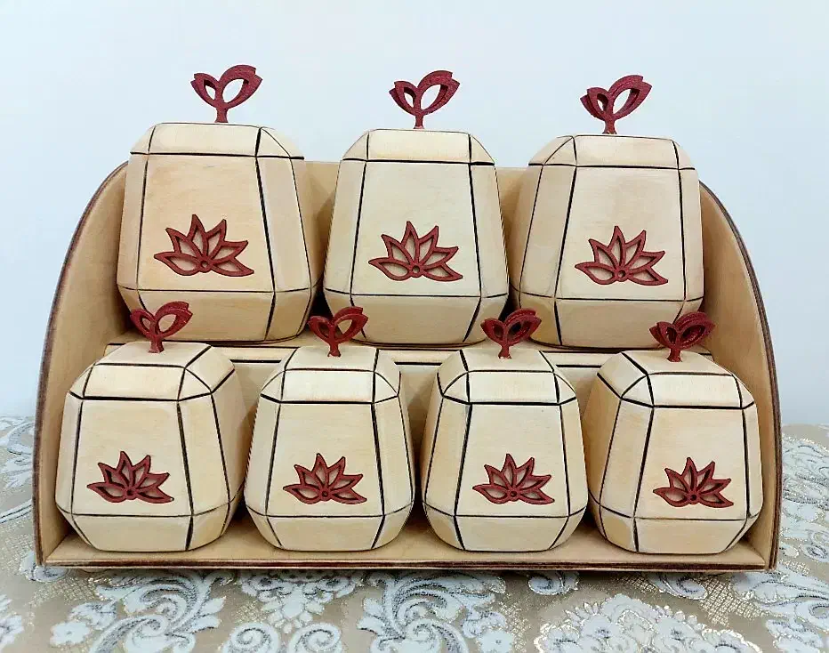 پاسماوری چوبی|ظروف سرو و پذیرایی|ری, شهرری|دیوار