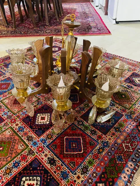 لوستر 8شاخه جنس درجه یک|لوستر و چراغ آویز|مشهد, ادیب نیشابوری (شهرک غرب)|دیوار