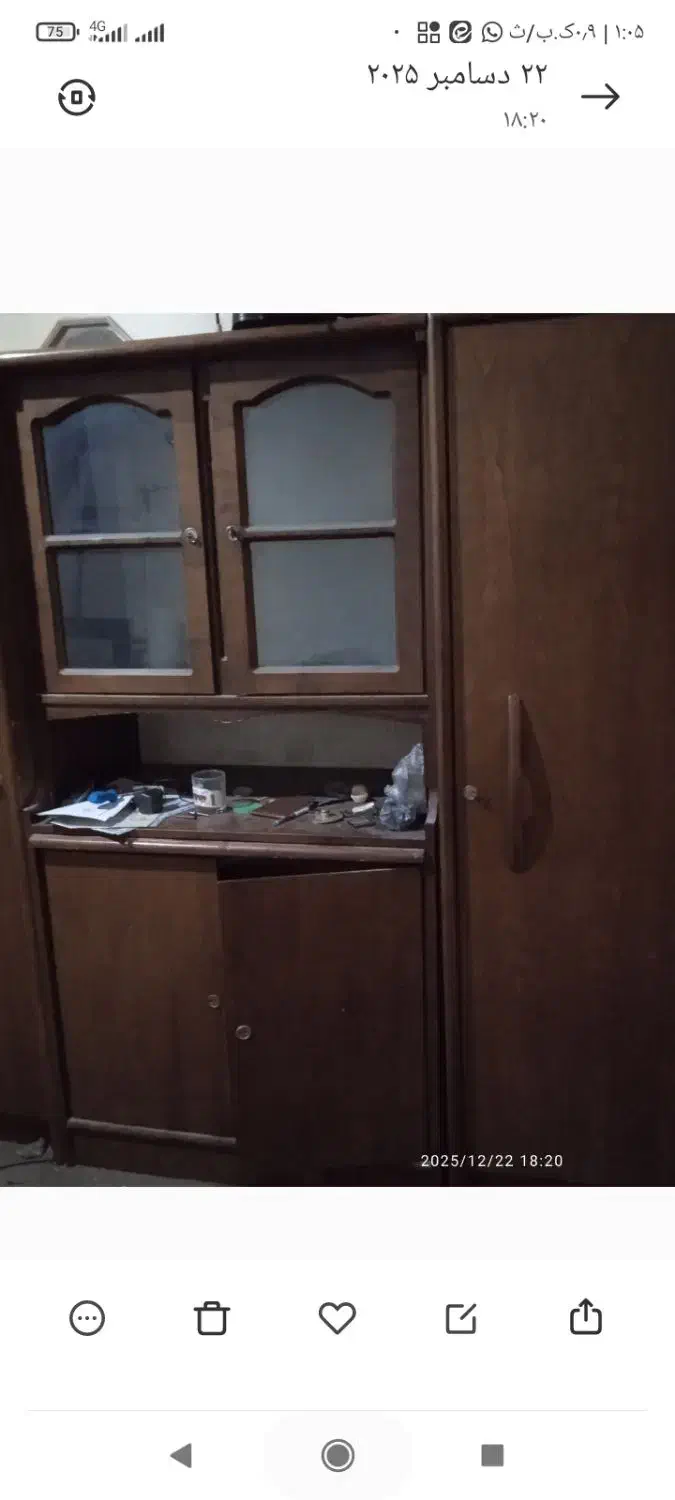 سه تیکه کمد چوبی|جاکفشی، کمد، دراور|تهران, شادآباد|دیوار