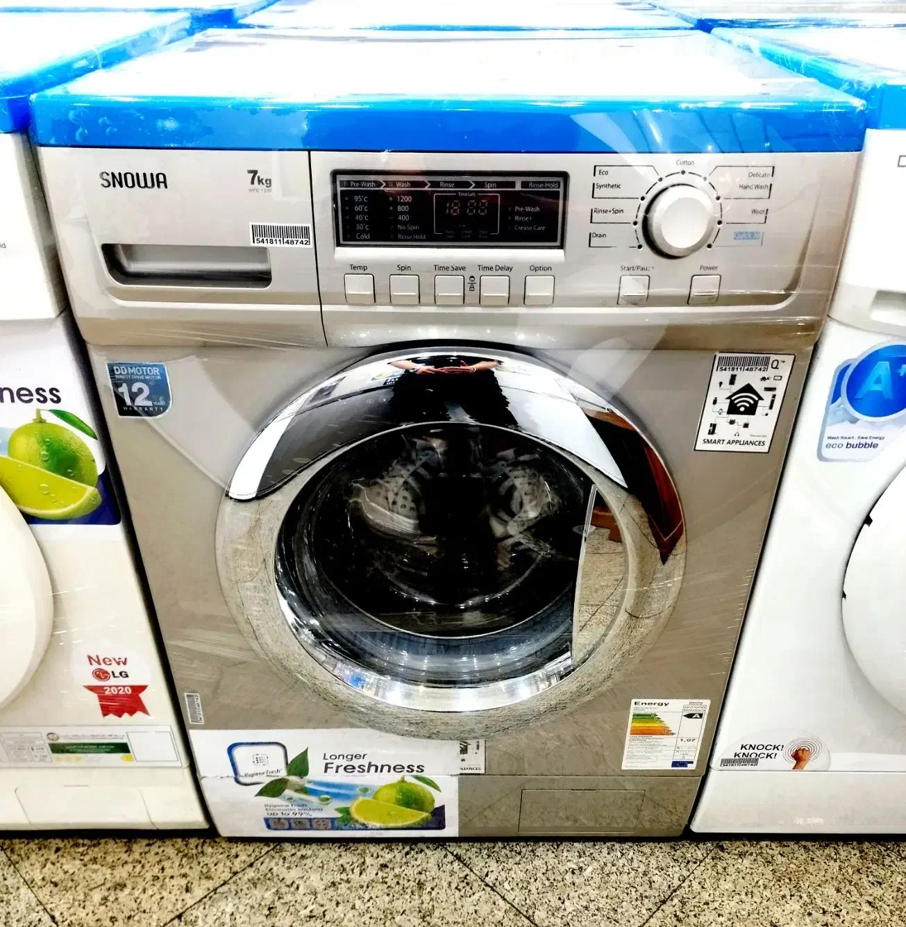 ماشین لباسشویی اسنوا7کیلویی نقره‌ای استوک وارداتی|ماشین لباسشویی و خشک‌کن لباس|تهران, افسریه جنوبی|دیوار