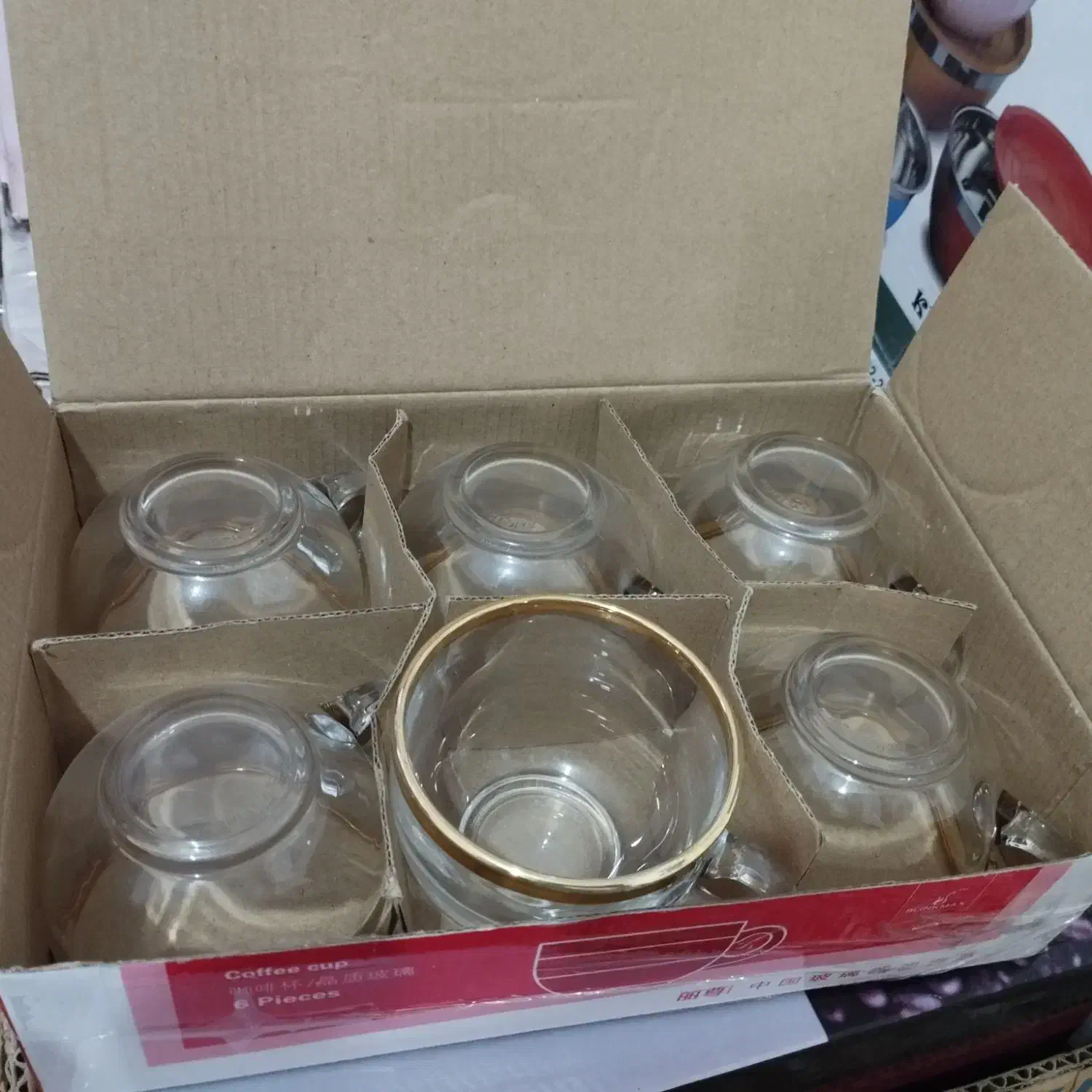 استکان لبه طلایی|ظروف سرو و پذیرایی|نورآباد, |دیوار