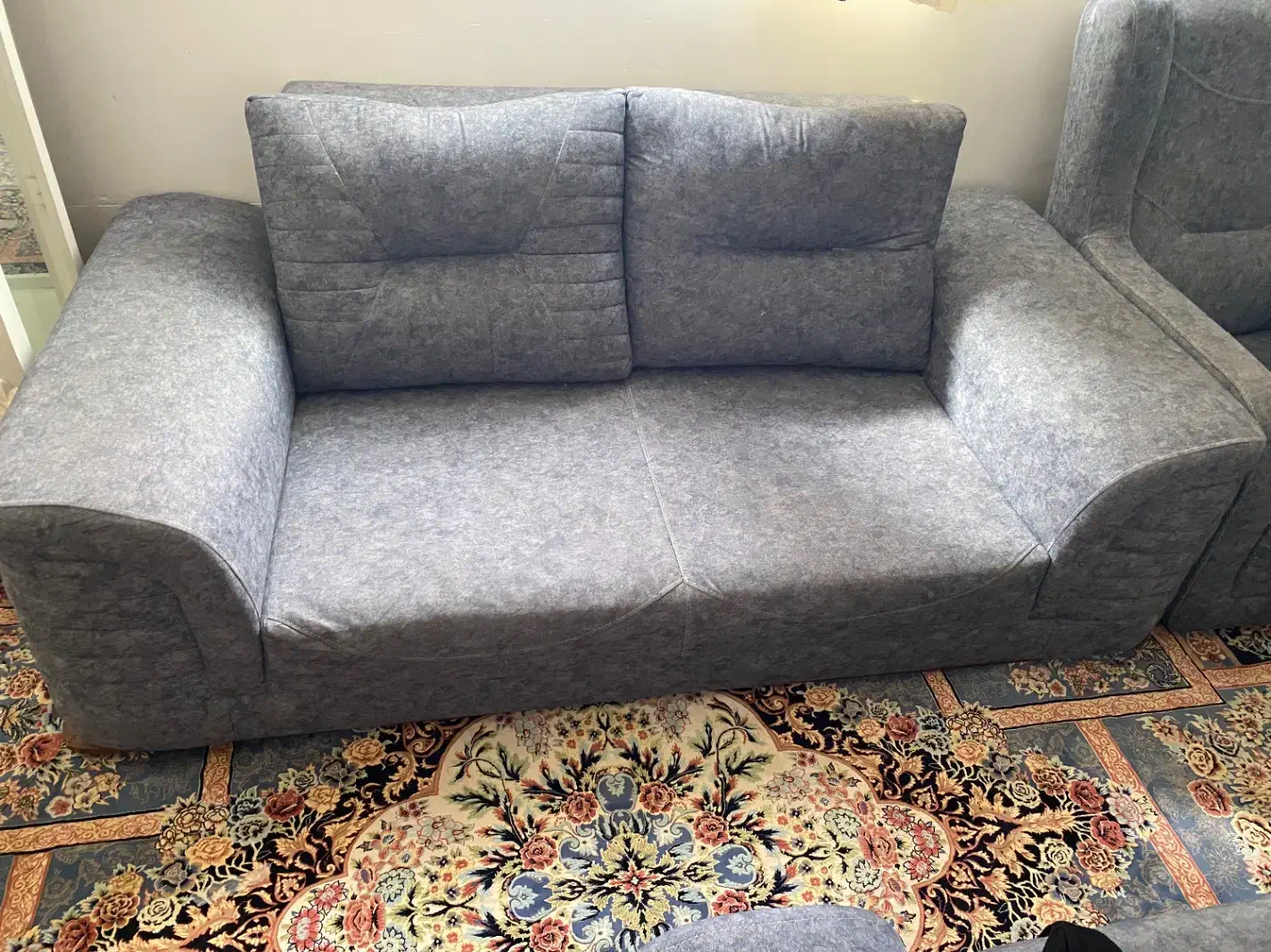 مبل۷نفره تمیز۱۰ملیون|مبلمان خانگی و میز عسلی|بم, |دیوار