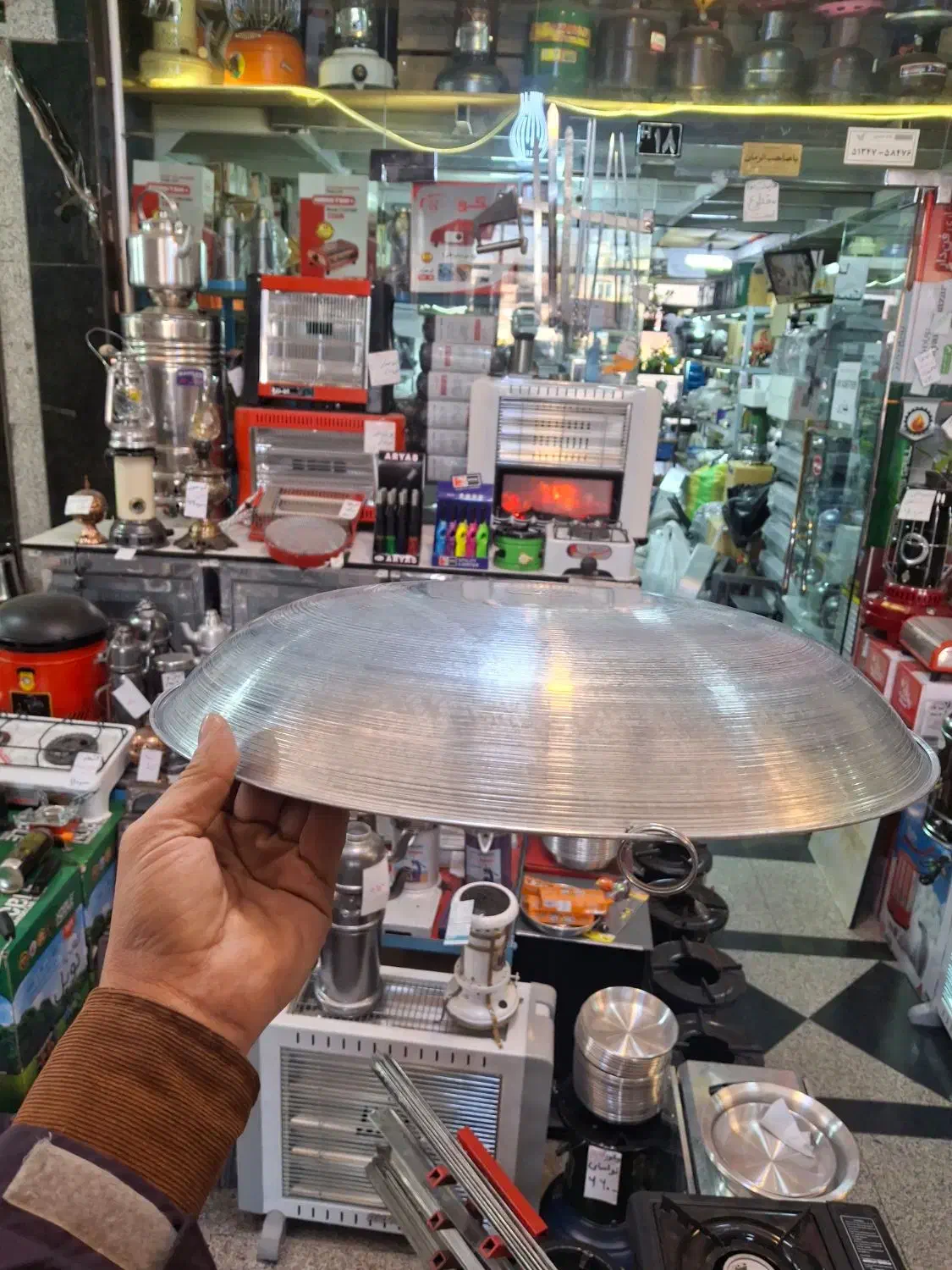 ساج آهنی ضد زنگ و ساج چدنی چند سایز|اجاق گاز و لوازم برقی پختوپز|تبریز, |دیوار