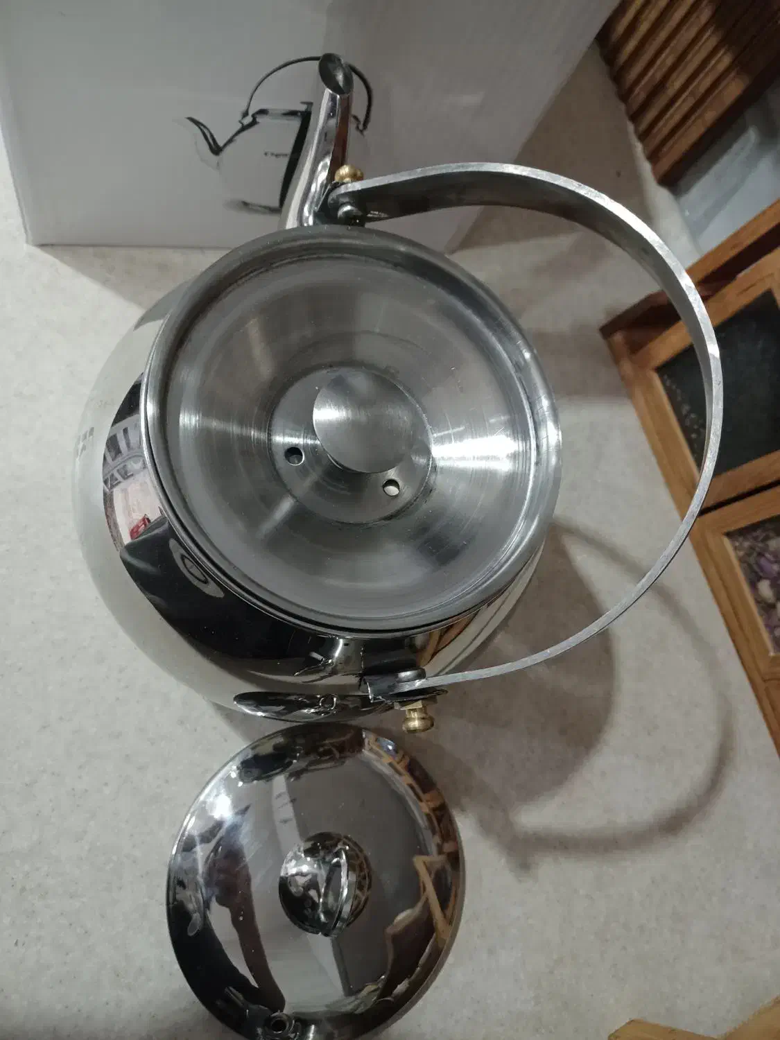 قوری استیل جنس ترکی|قوری، کتری، قهوهساز دستی|زاهدان, |دیوار