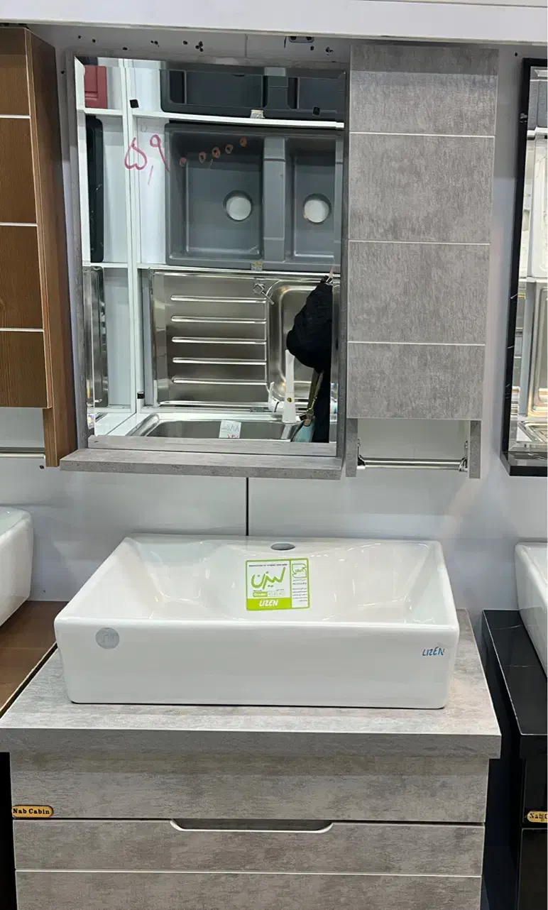 روشویی کابینتی نو|لوازم سرویس بهداشتی|رشت, رشتیان|دیوار