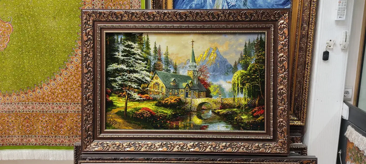 تابلو فرش|تابلو فرش|اصفهان, جامی|دیوار