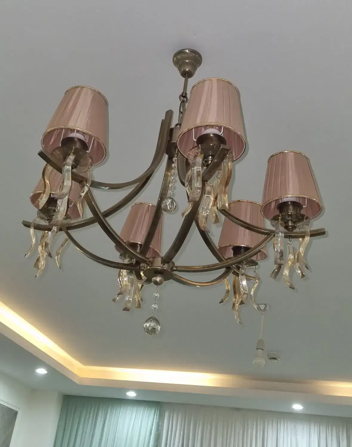 لوستر نو لاکچری مناسب جهزیه|لوستر و چراغ آویز|مشهد, آبکوه|دیوار