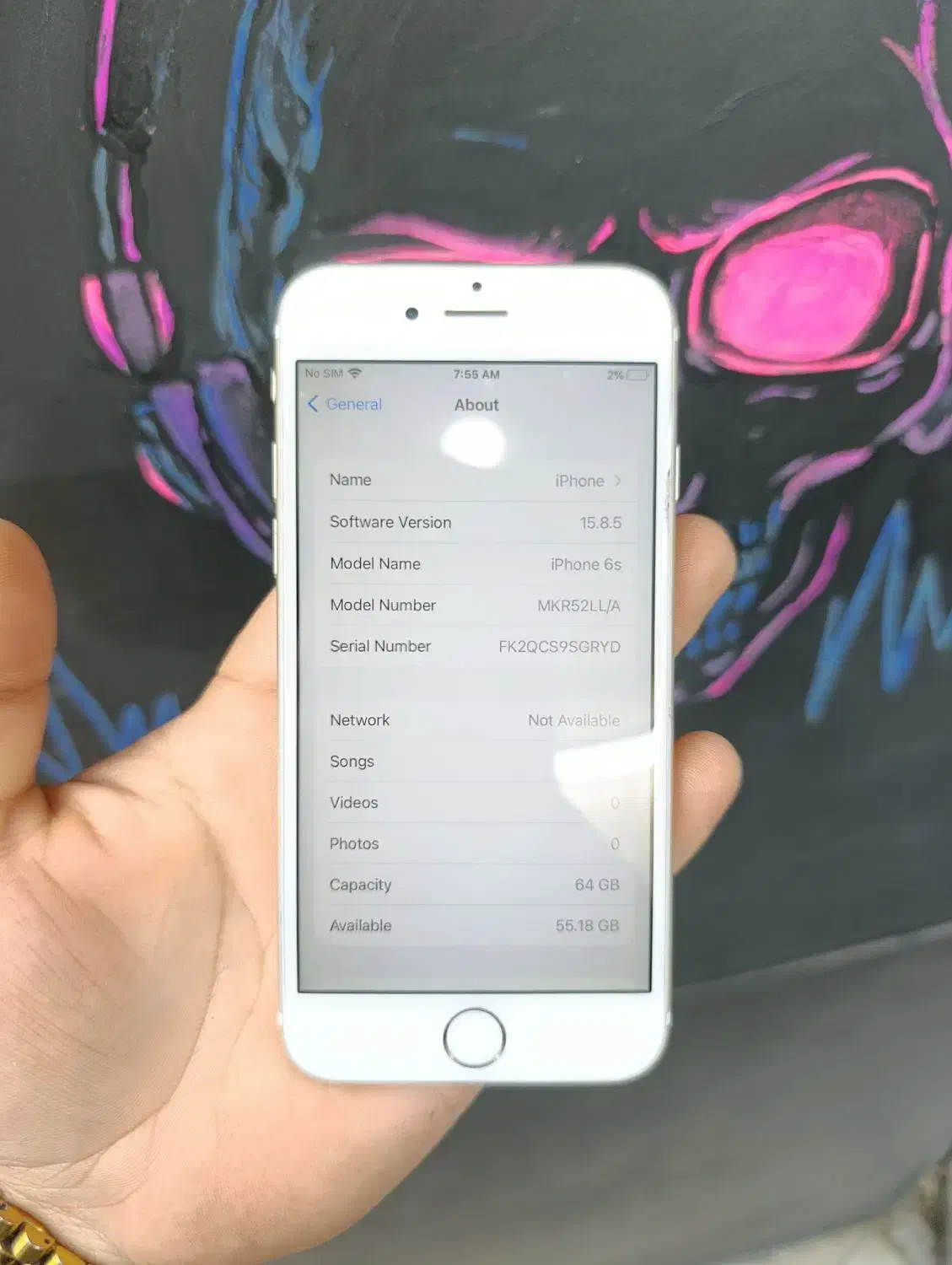 iphone 6s|موبایل|شیراز, لب آب|دیوار