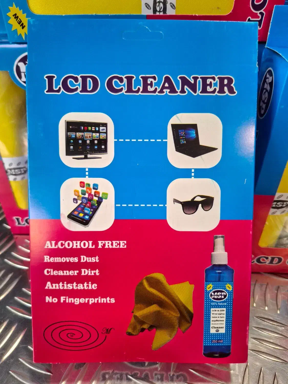 تمیز کننده صفحه نمایش/پک کلینر مانیتور و تلویزیون|قطعات و لوازم جانبی رایانه|مشهد, نیروی هوایی|دیوار