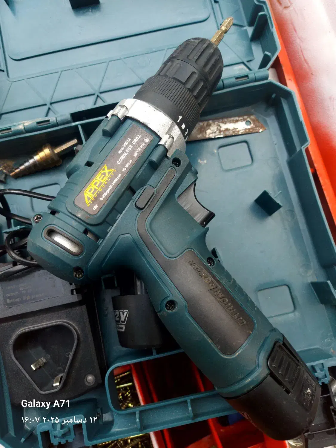 دریل شارژی براشلس اپکس ۱۲ ولت|ابزارآلات|سنگر, |دیوار