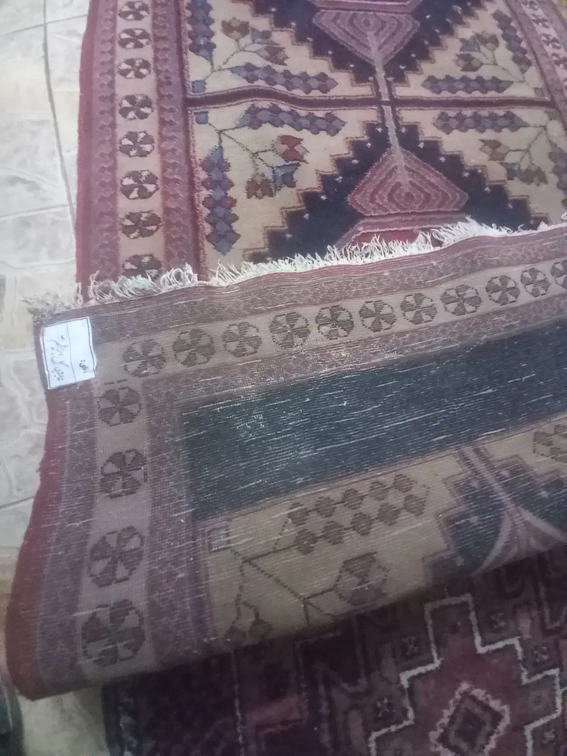 قالیچه وگبه دستباف مناسب وقدیمی|فرش|بیرجند, |دیوار