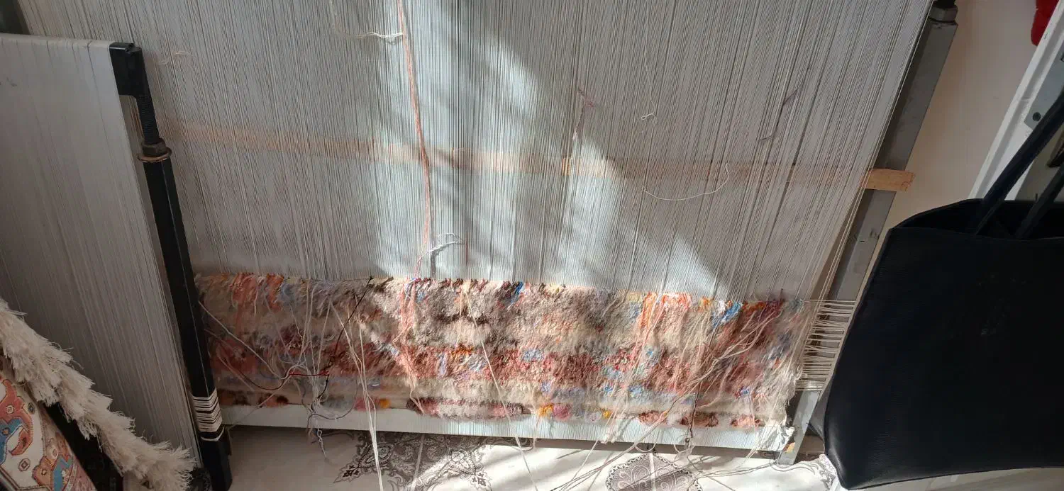 دوعدد فرش زرنیم و آیه|فرش|سهند, |دیوار