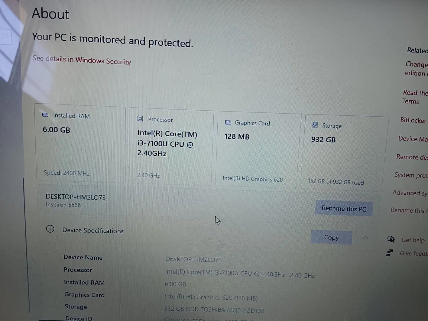 لب تاب Dell5566|رایانه همراه|اصفهان, صدف|دیوار