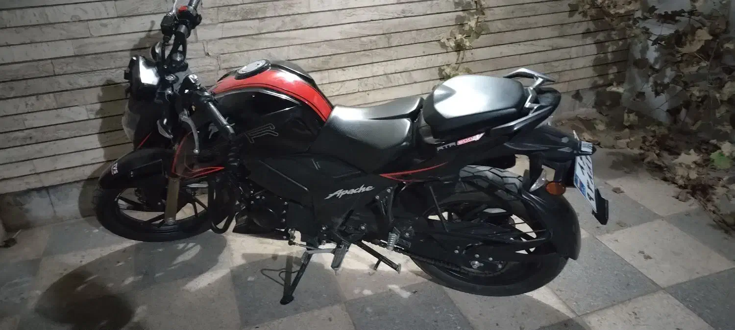 اپاچی 200 معاوضه با 206 تیپ 2 ، تیبا 2 ، 206 v8|موتورسیکلت|اصفهان, شاهد|دیوار