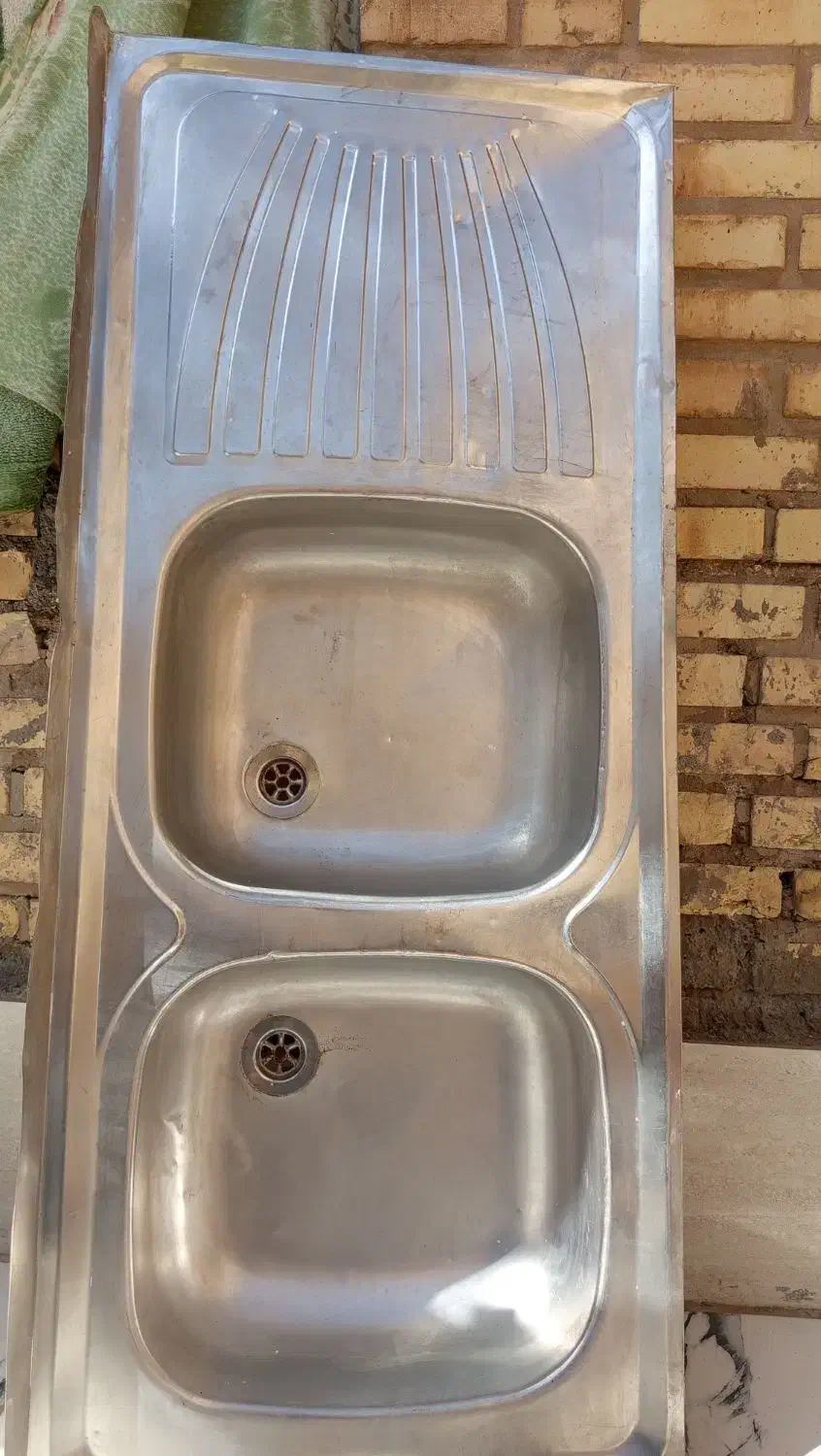 سینک ظرفشویی|آب‌چکان و نظم‌دهنده ظروف|خرمشهر, |دیوار