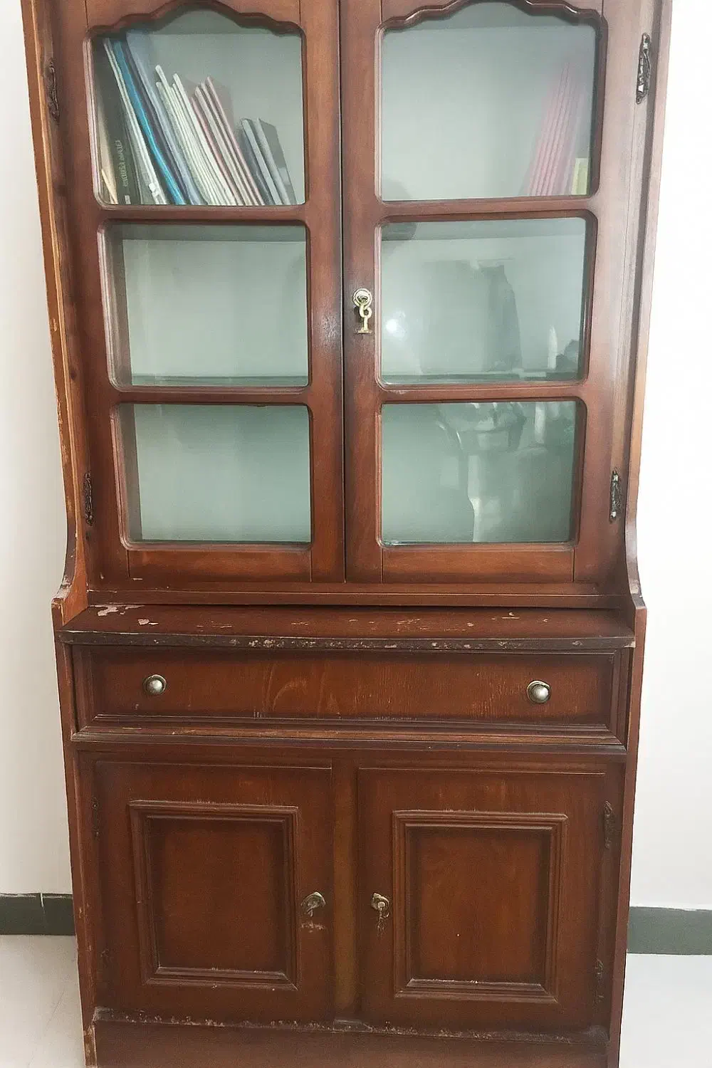 کتابخانه چوبی کلاسیک|کتابخانه، شلف، قفسههای دیواری|تهران, افسریه شمالی|دیوار