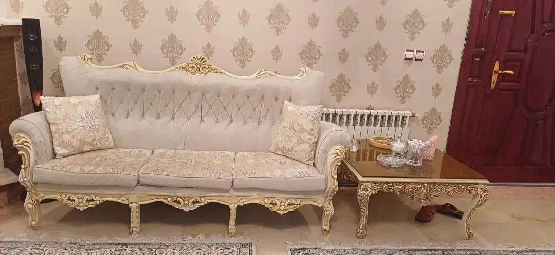 مبل استیل ۷ نفره|مبلمان خانگی و میز عسلی|تهران, اختیاریه|دیوار