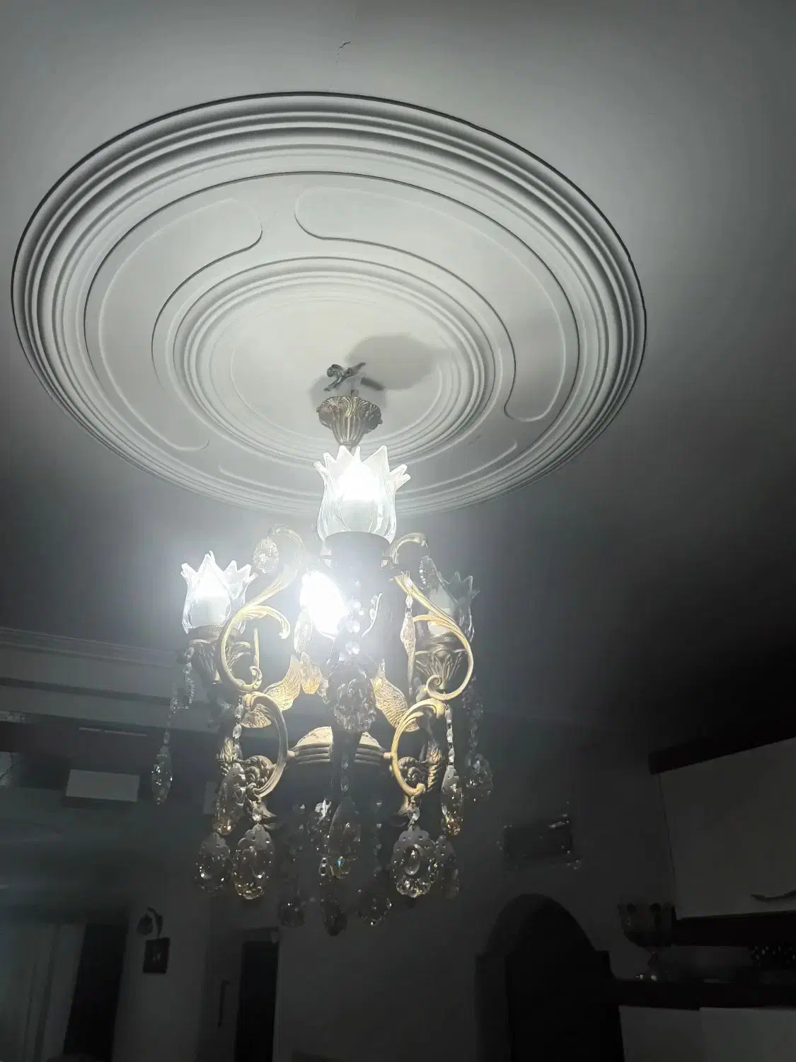 لوستر برنج|لوستر و چراغ آویز|هفدر, |دیوار