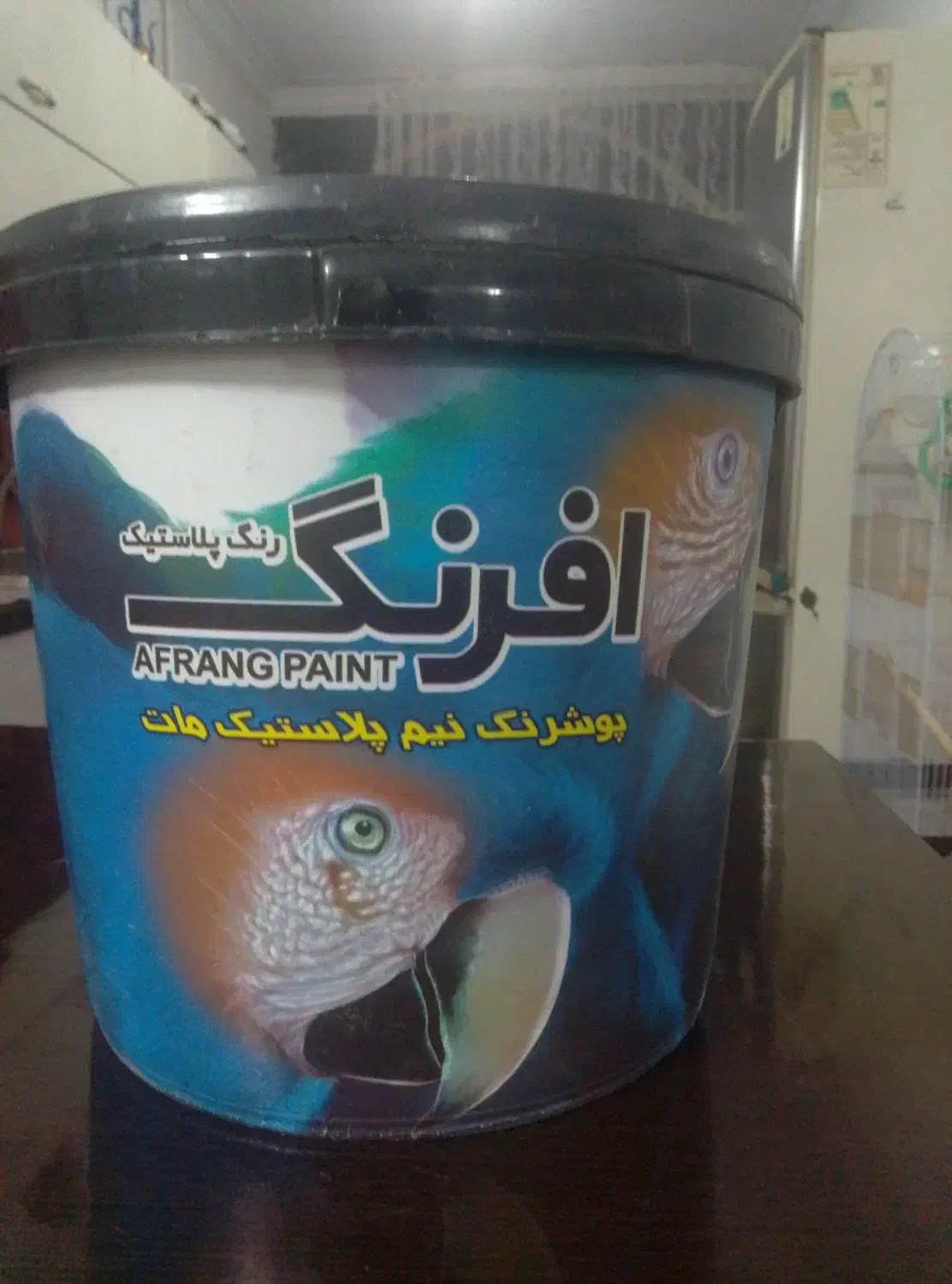 رنگ سفید نیمه پلاستیکی مات افرنگ|مصالح و تجهیزات ساختمان|مشهد, رده|دیوار