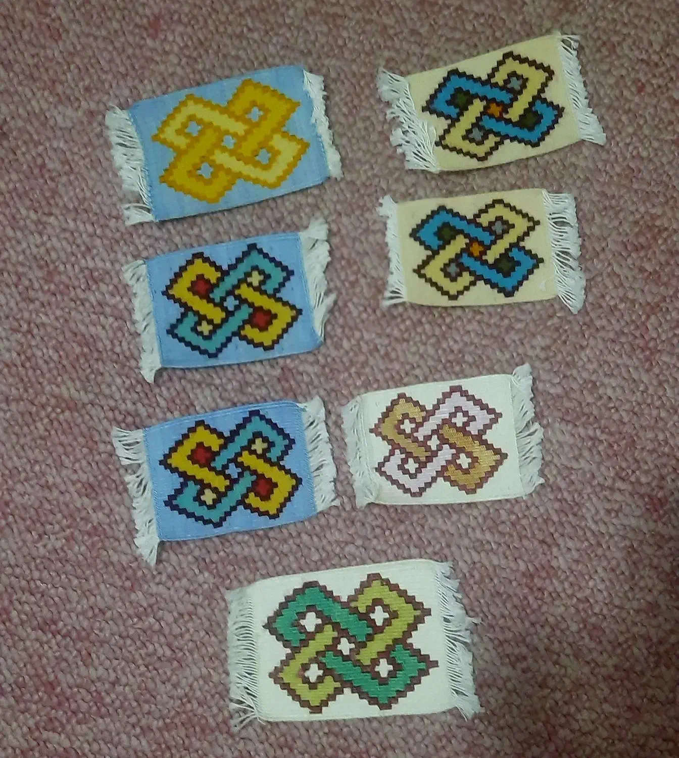 گلیمچه برای رومیزی و کوسن|گلیم، جاجیم، گبه|سنندج, |دیوار