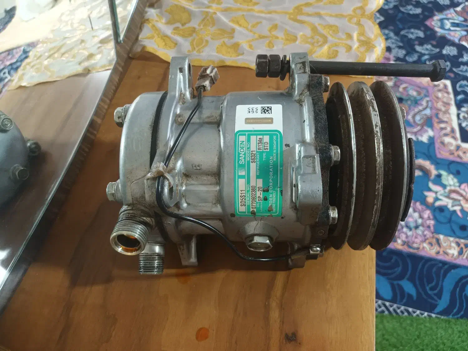 کمپرسور کولر خودرو 507 ساندن|قطعات یدکی و لوازم جانبی|اهواز, زیتون کارمندی|دیوار