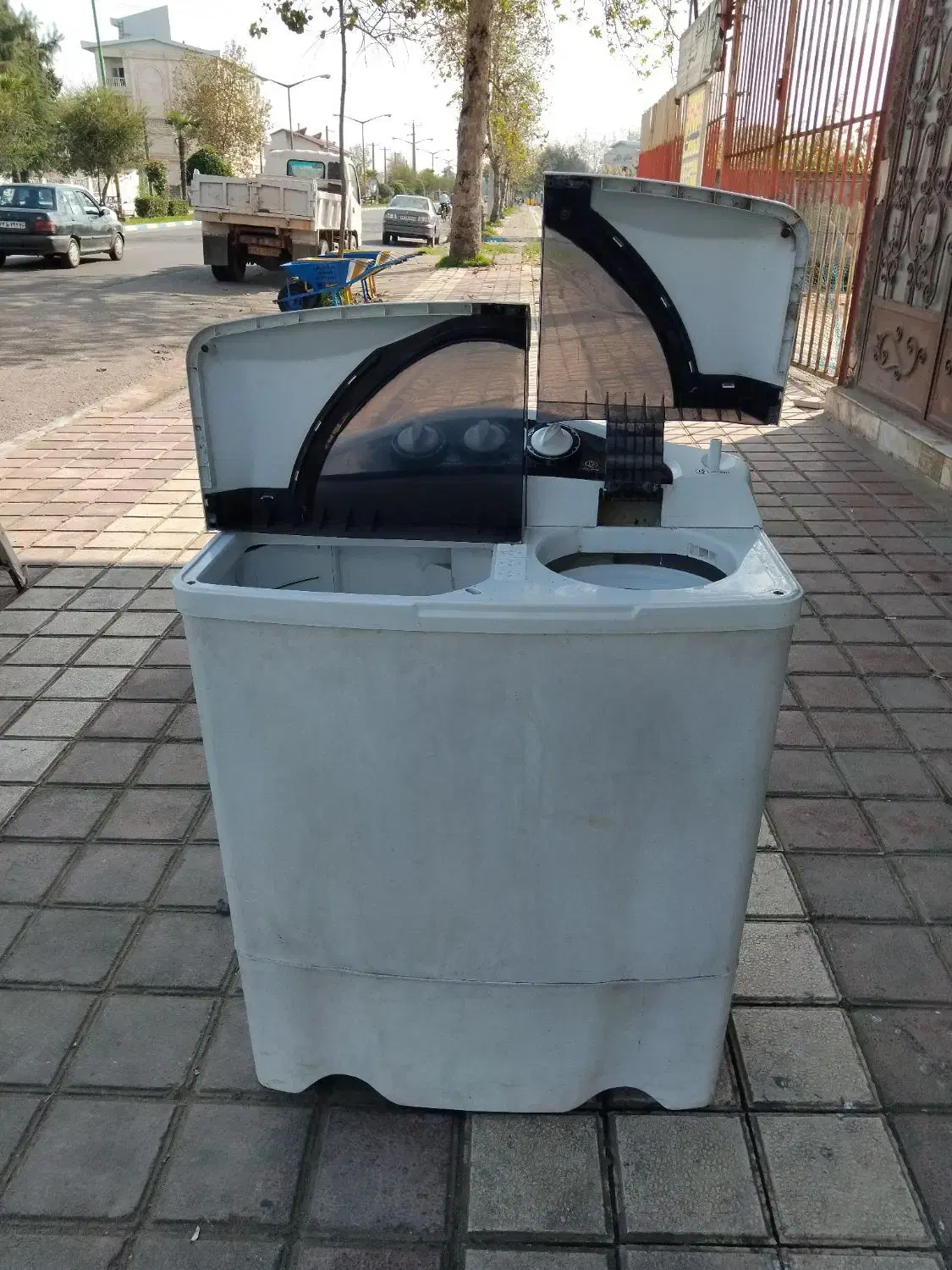 لباسشویی دوقولو  برند هایر|ماشین لباسشویی و خشک‌کن لباس|خشکبیجار, |دیوار